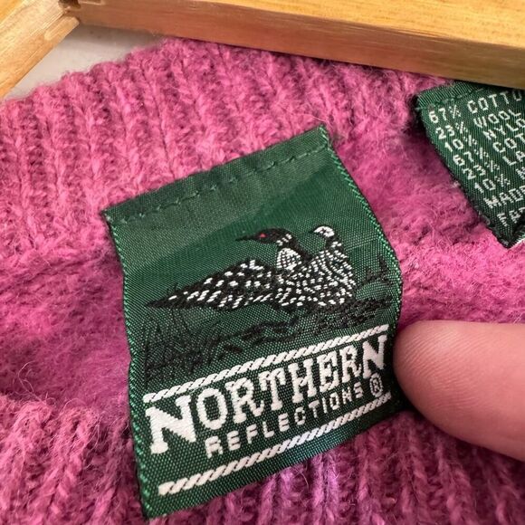 Northern Reflections Women’s Graphic Sweater Size Medium Cotton Blend - Picture 6 of 10